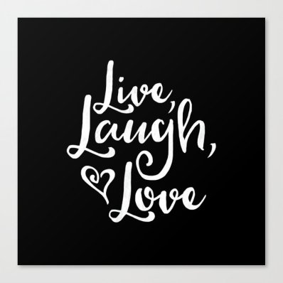 live-laugh-love-black-white-canvas